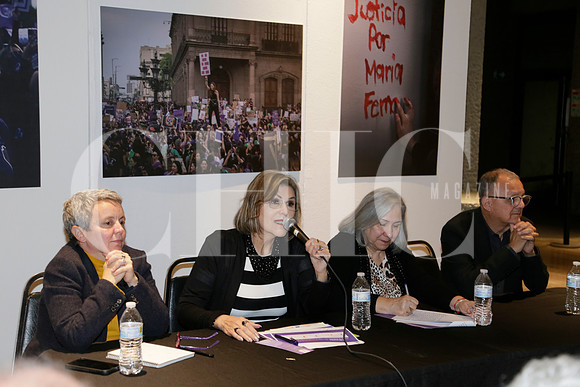 Mariana Gabarrot, Myrna Elia García Barrera, Ana Delia García y Francisco José Camacho