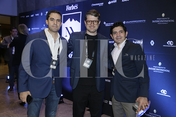 Fernando Espinosa, Alex Madero y Gilberto de Hoyos