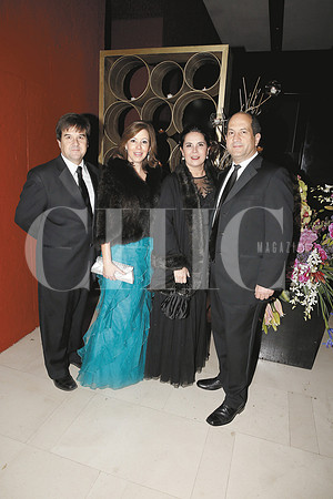 Jesús Sada, Gabriela Cantú de Sada, Marice Martínez de Mtanus y Javier Mtanus