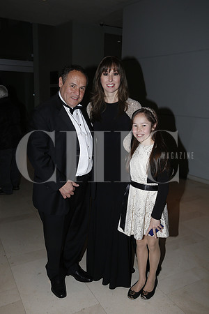 Eduardo Lazo, Gabriela Villarreal de Lazo y Gabriela Lazo