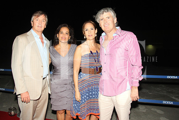 Federico Richardson, Mónica Martínez de Richardson, Pilar de Gutiérrez y Juan José Gutiérrez