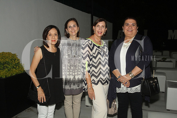 Martha Favela de Ruiz, Alejandra Salinas de Rodriguez, Laura Serna de Castellanos y Magda Herrera de Benavides