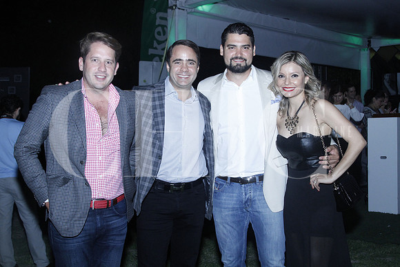 Carlos Martín del Campo, Luis Ortiz, Jaime Restrepo y Daniela Tueme