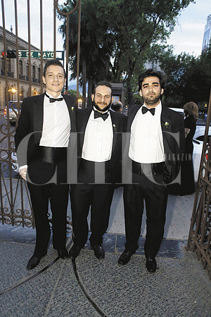 Santiago Carrillo, Jesús Náder y Eduardo Esper