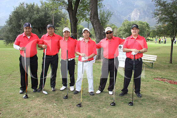 Jorge Salinas, Gilberto Chávez, Eduardo Chow, Guillermo Chow, Fernando Solís y Gregorio Garza