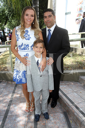 Vicky Galán de Lankenau, Roberto Lankenau y Roberto Lankenau