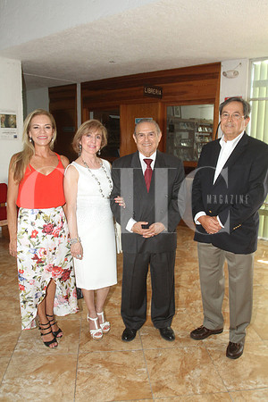 Viky Benavides, María del Rosario Elizondo de Lankenau, Roberto Lankenau y Juan José Galán (2)