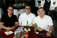 Ernique Silva, Alexis Alvizo y José Esquivel