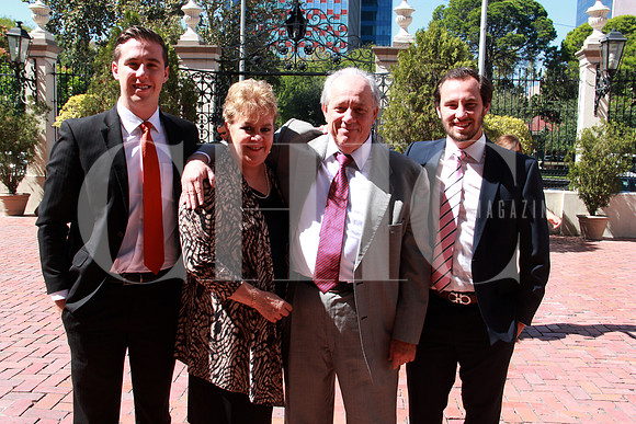 Jose Luis Estevez, Maria Teresa Salvador de Estevez,  Manolo Estevez y Manolo Estevez