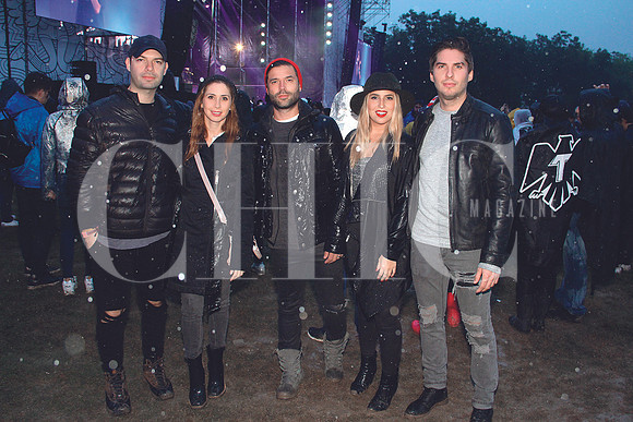 David Ayala, Mariana Lambretón de Domene, Beto Domene, María Domene y David Espinosa