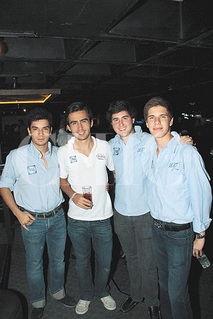 Antonio Cárdenas, Roberto Martínez, Mauricio Garza y Juan Farias