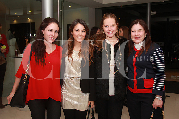 Gabriela Padilla, Cordelia Belden, Cristina De la Garza y Gabriela Reiter de Padilla