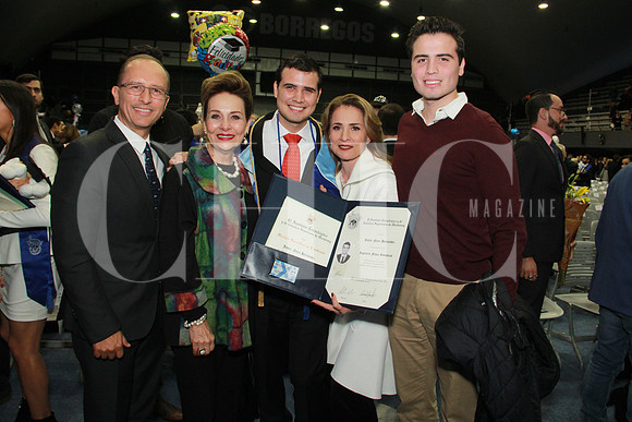 Javier, Guillermina, Javier, Liliana y Eduardo