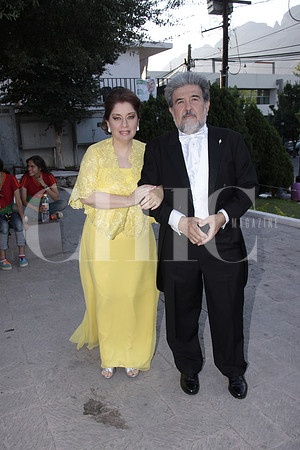 Rosario Guajardo de Gallegos y Jorge Gallegos (papás del novio)