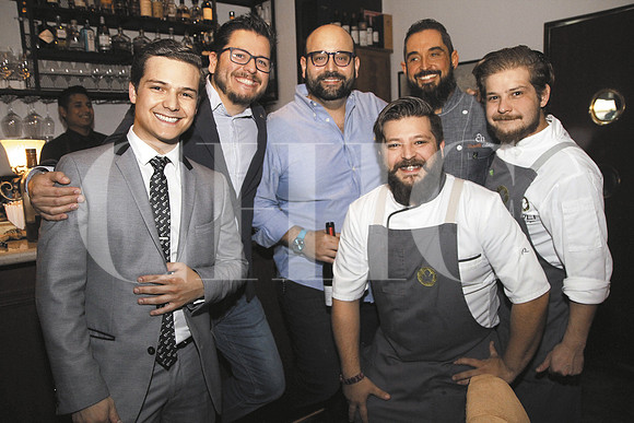 Patricio Rivera-Río, Pablo Mata, Ludovic Anacleto, Jorge Guadiana, Rodrigo Rivera-Río y Daniel Rivera-Río