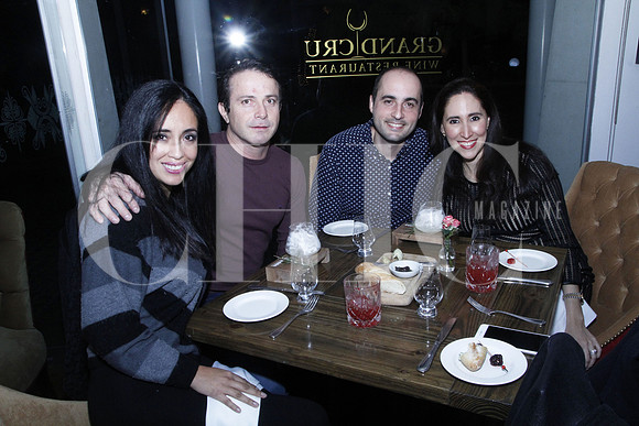 Jéssica Romo de Castaño, Sergio Castaño, Marcelo Montes y Mabel Estrada de Montes