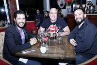 David Zambrano, Daniel Santillanes y Manuel Salas