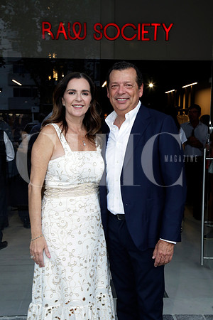 Lorena de los Santos de Elizondo y Eduardo Elizondo