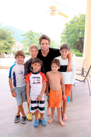 Gabriel Guerra, Gabriel Lozano, Rolando Lozano, Carlos García, Santiago Guerra y Ricardo Guerra
