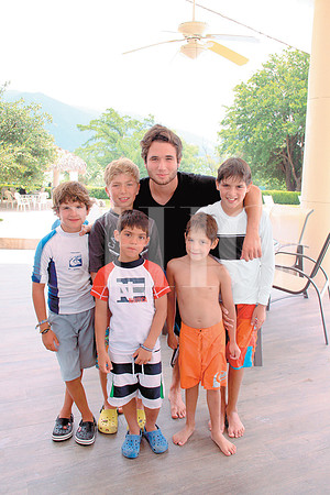 Gabriel Guerra, Gabriel Lozano, Rolando Lozano, Carlos García, Santiago Guerra y Ricardo Guerra