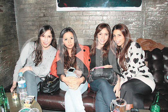 Mariana Flores, Liliana Cárdenas, Ana Victoria Flores y Carolina Ramírez