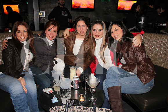 Jonna Rodríguez, Diana Ramírez, Gladis Muñóz, Jenny Rodríguez y Lourdes Leal