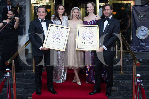 Alberto Martínez, Elena Braille, Andy Benavides, Barbara Laborin de Setien y Victor Setien