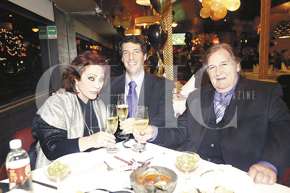 Mágala García, Héctor Luis Villarreal y Héctor Cortés