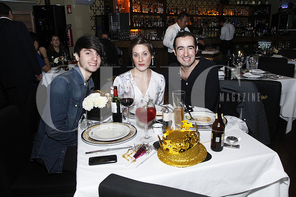 Rafael Garza, Vero Garza y Carlos Lozano