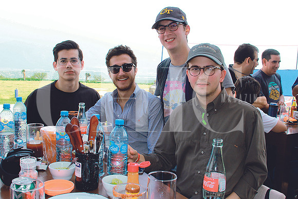 Librado Ayala, Sebastián Domene, Rodrigo Páramo y Juan Carlos Elizondo