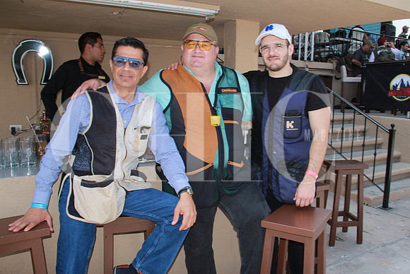 Leonardo Billaro, Ovidio Saldana y Ovidio Saldana