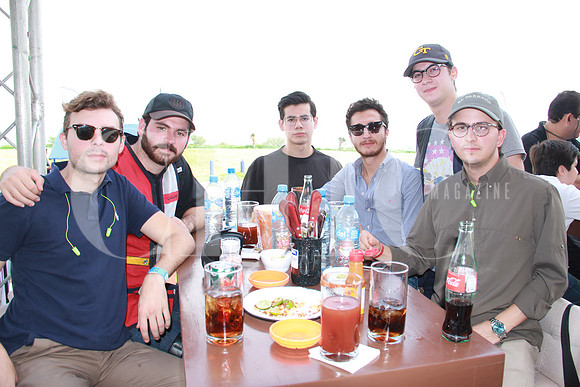 Toño Mayerl, David Lazcano, Librado Ayala, , Sebastian Domene, Rodrigo Paramo y Juan Carlos Elizondo