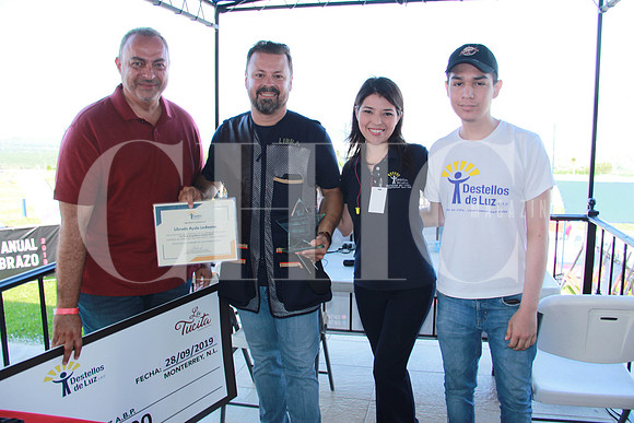 Nazario Asad, Librado Ayala, Emma Garcia y Cristofer Cardona
