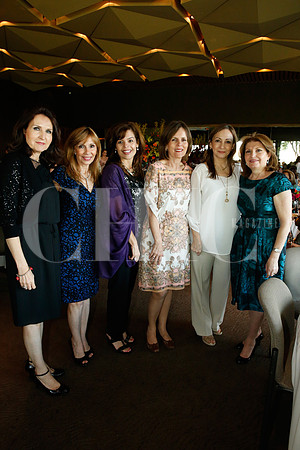 Ninfa Cantú de Elizondo, Jovita Martínez, Verónica Elizondo, Margarita Leman de Martínez, Alejandra Martínez de Garza y Nelly Delgado de Elizondo