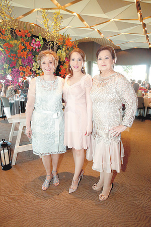 María Tamez de Sepúlveda, Diana Elizondo Treviño  y Margarita Juliana Treviño Elizondo