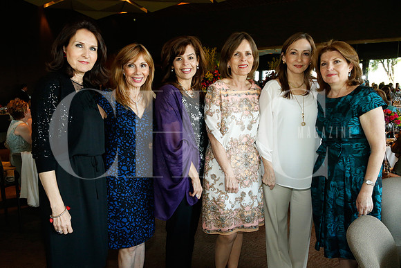 Ninfa Cantú de Elizondo, Jovita Martínez, Verónica Elizondo, Margarita Leman de Martínez, Alejandra Martínez de Garza y Nelly Delgado de Elizondo