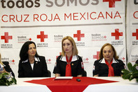 Alejandra Ibarra, Patricia  Stackpole de Stern y Aurora Cantú de Cagnasso