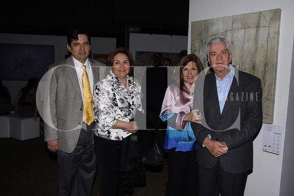 Raúl Treviño, Sara de Treviño, Ileana de Chapa y Pedro Chapa