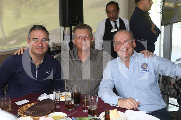 Francisco Saucedo, Miguel Angel Cantu y Eduardo Santos