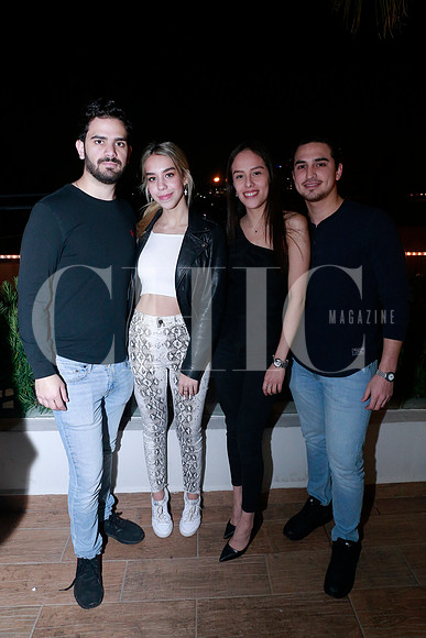 Dionisio, Karen, Paulina y Abelardo