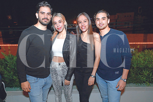 Dionisio, Karen, Paulina y Abelardo