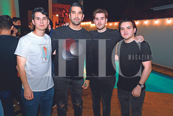 Adrián, Gerardo, Carlos y Rodrigo