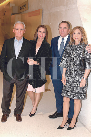 José Fernando De la Garza, Marcela Garza de De la Garza, Carlos Quintanilla y Clara Quintanilla