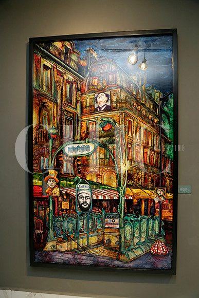 Obra Paris Metro de la artista Karla De Lara