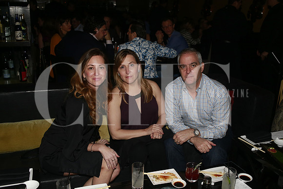 Marcela Valadez de Joffroy, Fernanda Treviño de Garza y Mauricio Garza