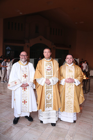 Diacono Oscar Ortega, Padre Hugo Villegas y Padre Noe Cardenas 2