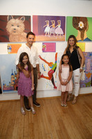 Carlos Medina, Mónica Leal, Valeria Medina y Eugenia Medina