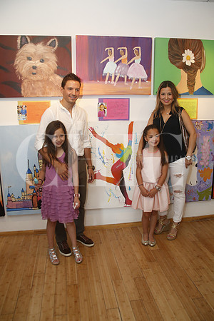 Carlos Medina, Mónica Leal, Valeria Medina y Eugenia Medina