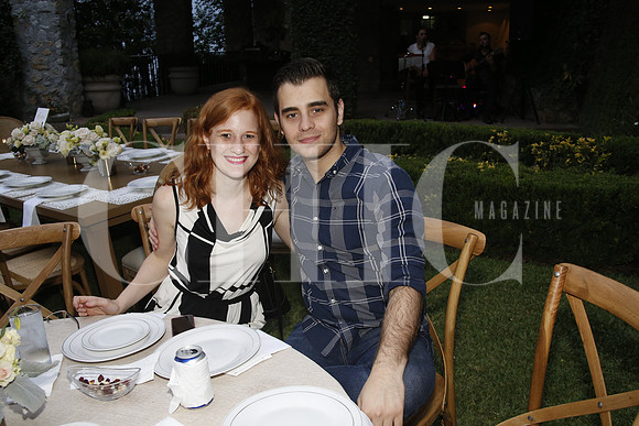 Ángela Sabella y Adrián Garza