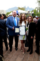 Luis David Ortiz, Mariel Sofía Ortiz y Maricarmen Martínez de Ortiz